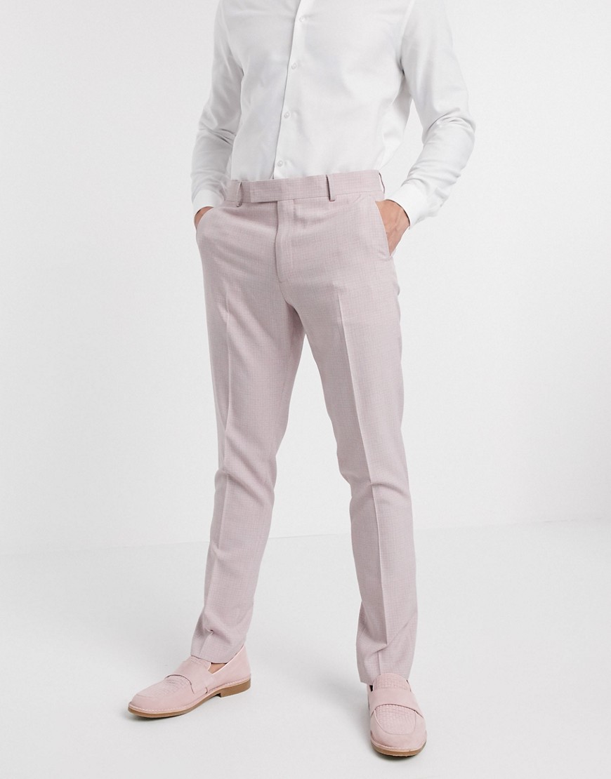 pink skinny dress pants