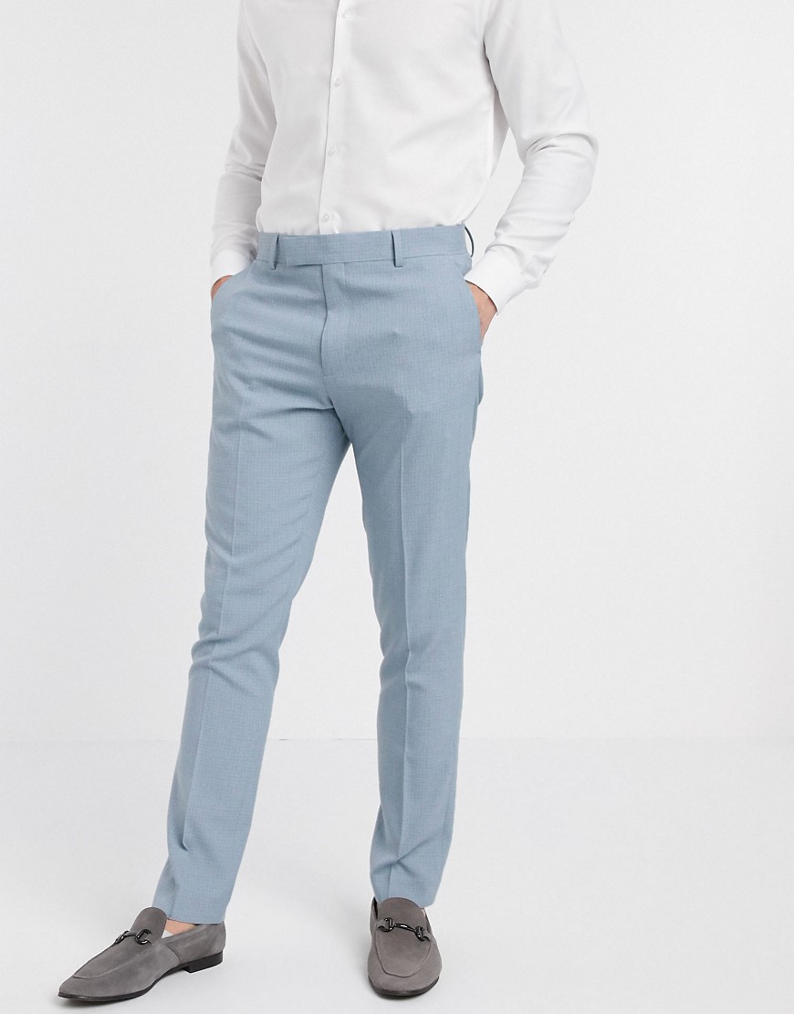 blue suit pants