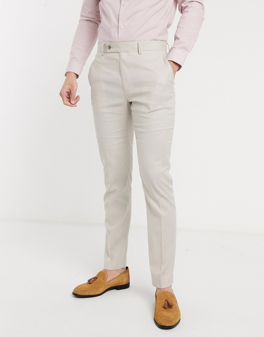 linen skinny pants