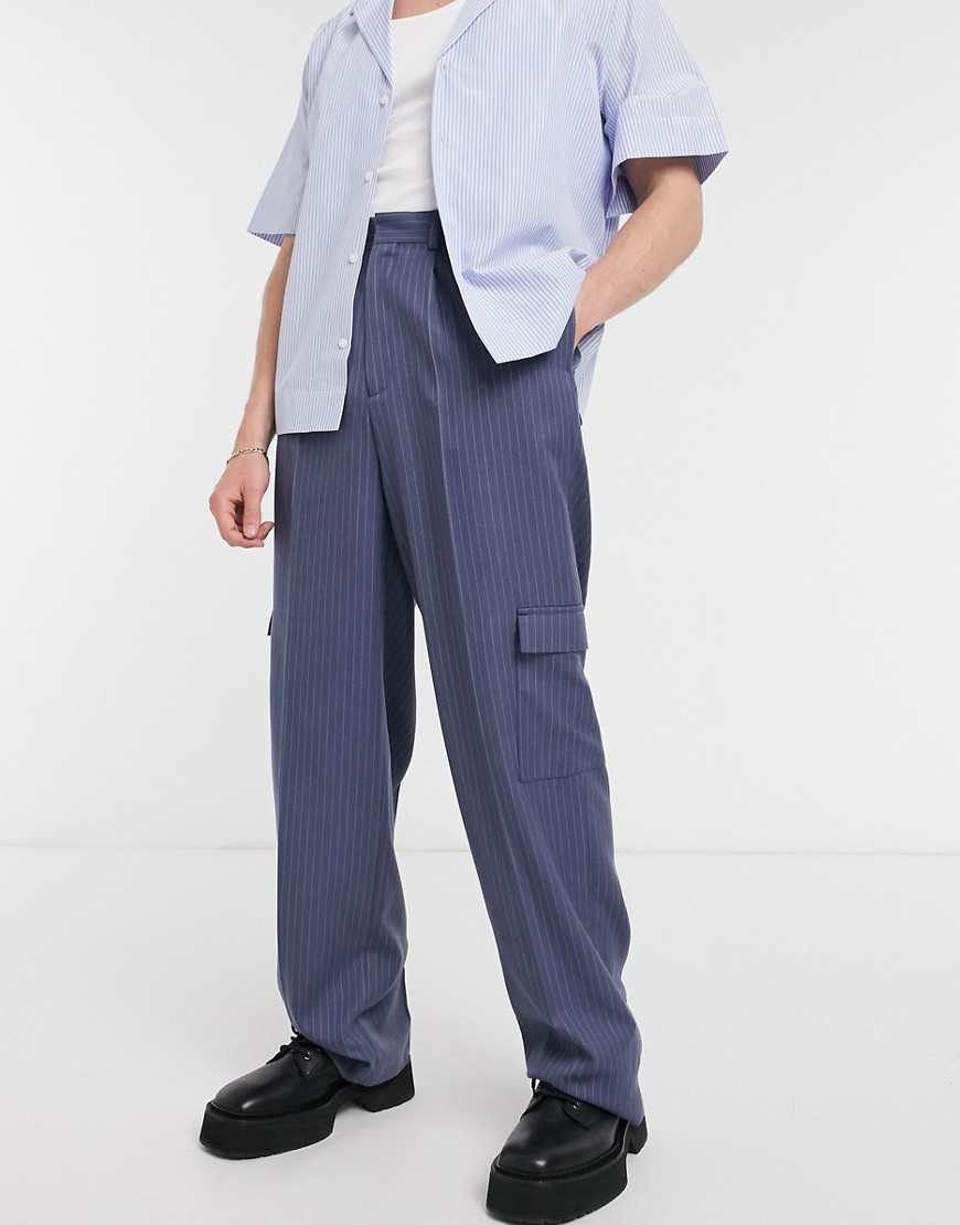 pinstripe cargo pants