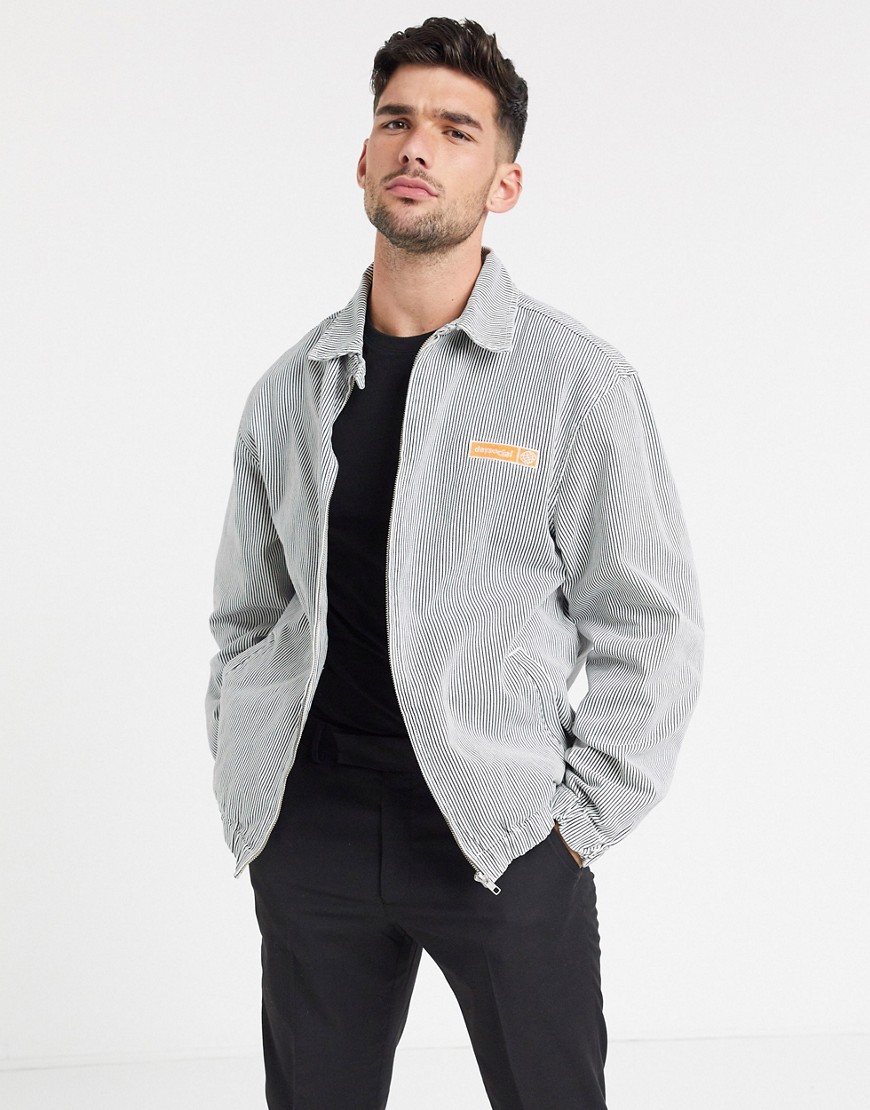 denim harrington jacket