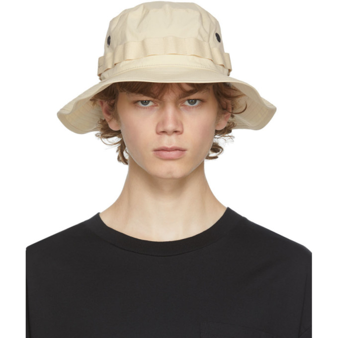 Acne Studios Beige Brom Parka Bucket Hat | The Fashionisto