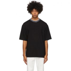Acne Studios Black Jacquard Logo T-Shirt Acne Studios Black Jacquard Logo T-Shirt