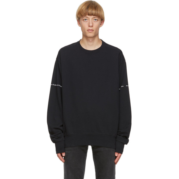 acne black sweatshirt