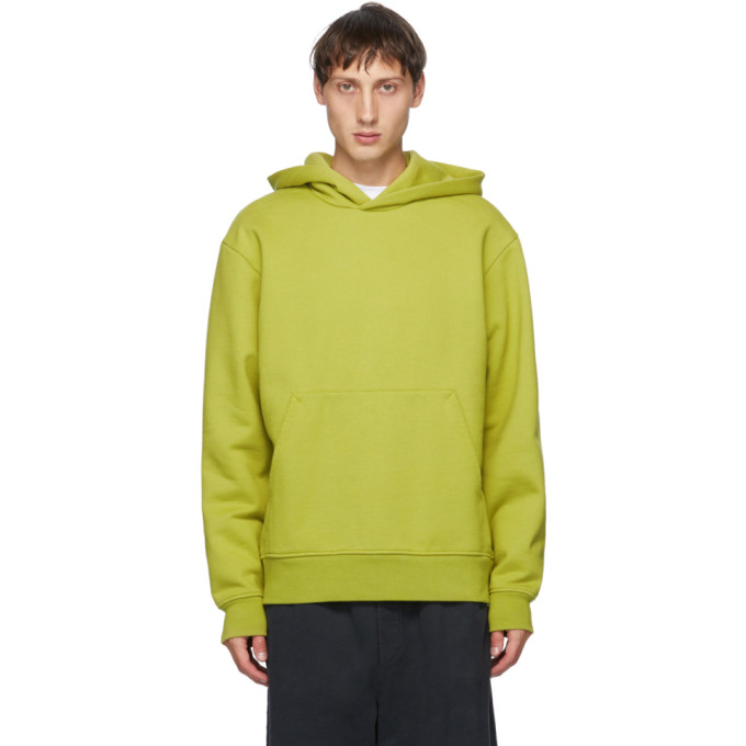 Acne Studios Green Classic Fit Hoodie | The Fashionisto
