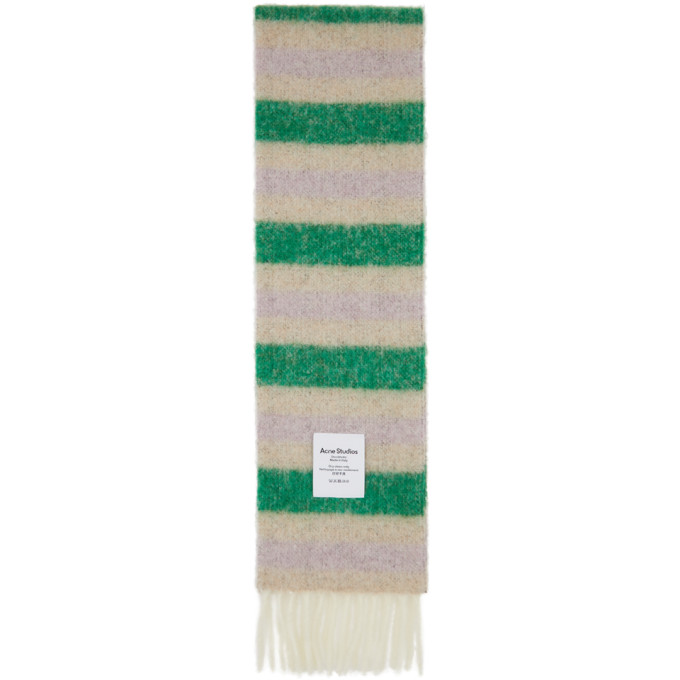 acne studios striped scarf