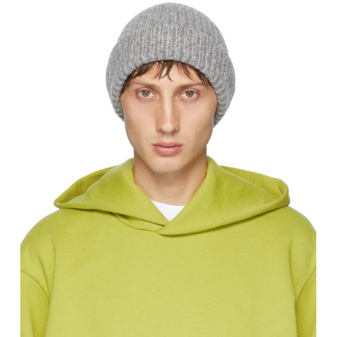 Acne Studios Grey Melange Beanie The Fashionisto
