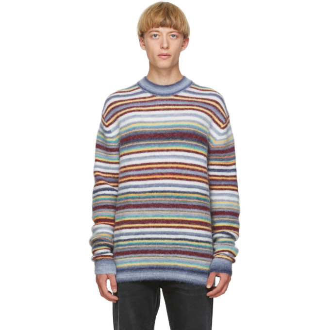 multicolor striped sweater