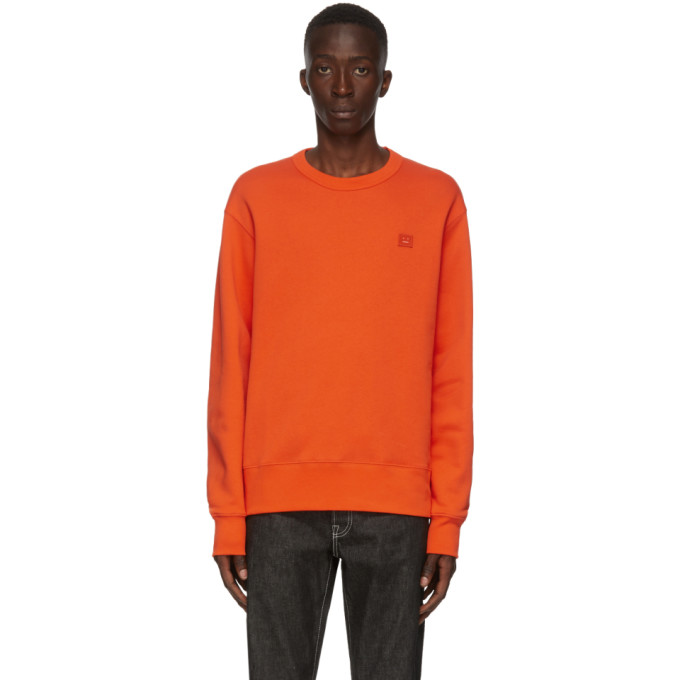 acne studios orange sweater