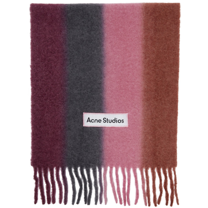 acne studios scarf pink