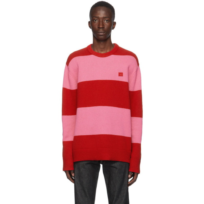 acne studios red sweater