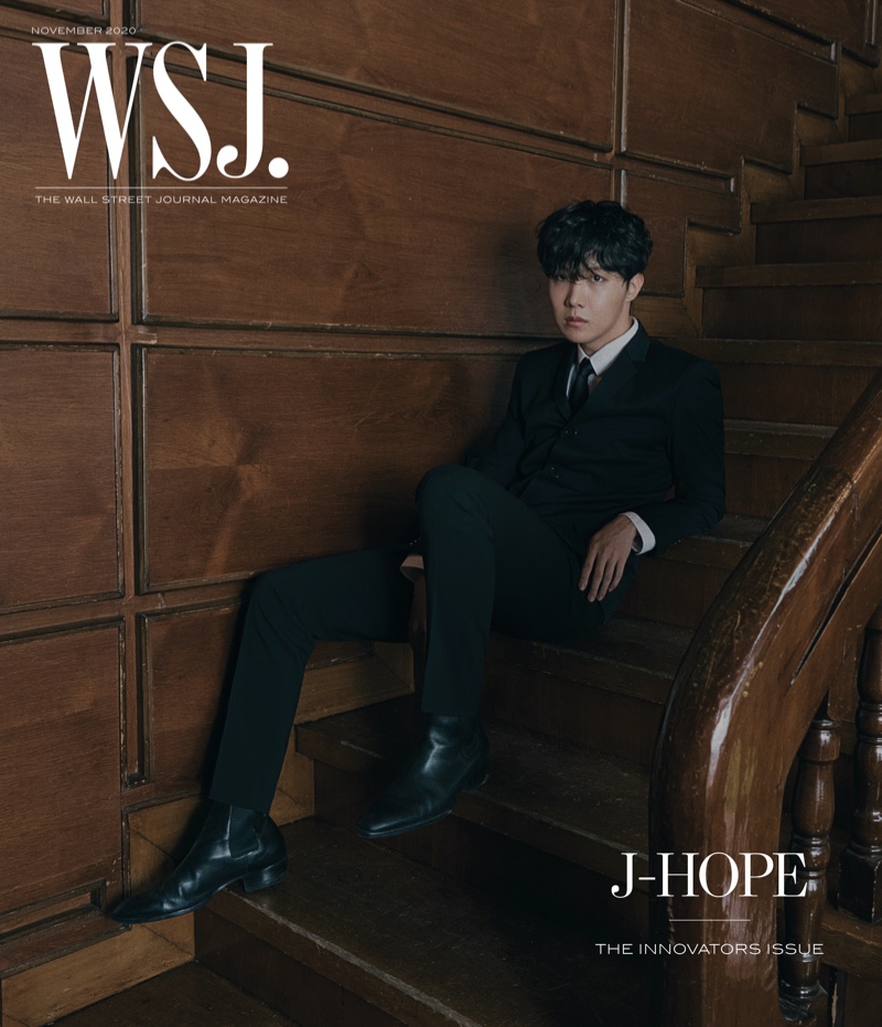 J-Hope covers the 2020 Innovators issue of WSJ. magazine.