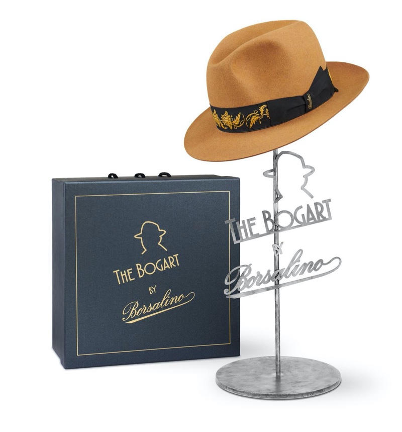 Bogart by Borsalino Cut 5 hat and box photographed by Paolo Bernardotti