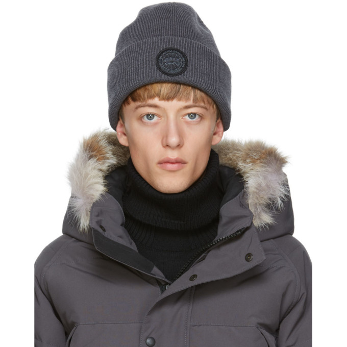 canada goose hat black label