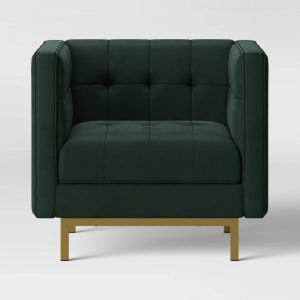 Cologne Tufted Track Armchair Emerald Green - Project 62 Cologne Tufted Track Armchair Emerald Green - Project 62