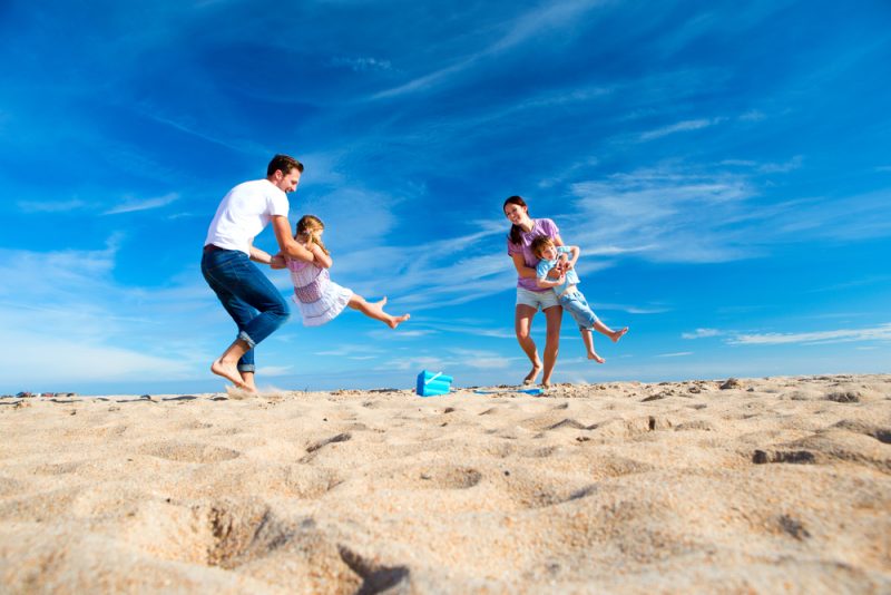 Family at Beach