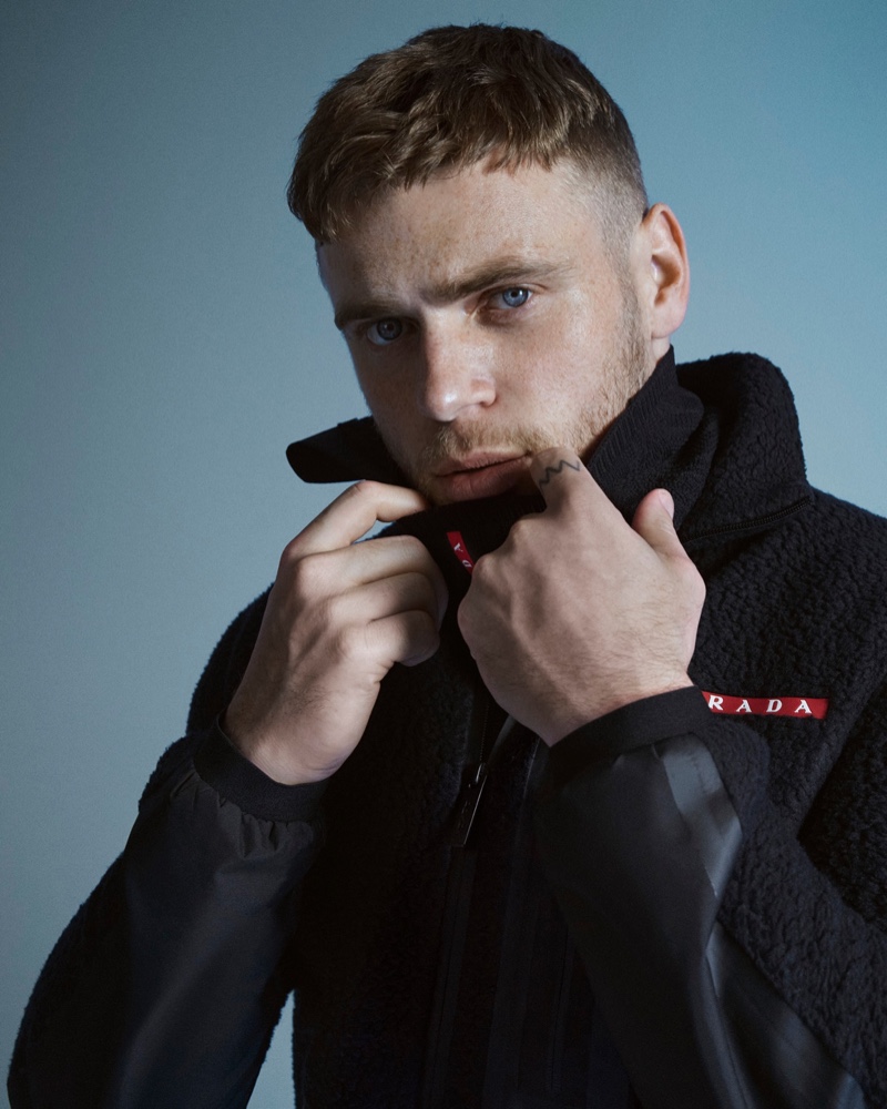 Gus Kenworthy Prada Linea Rossa Fall Winter 2020 Campaign 005