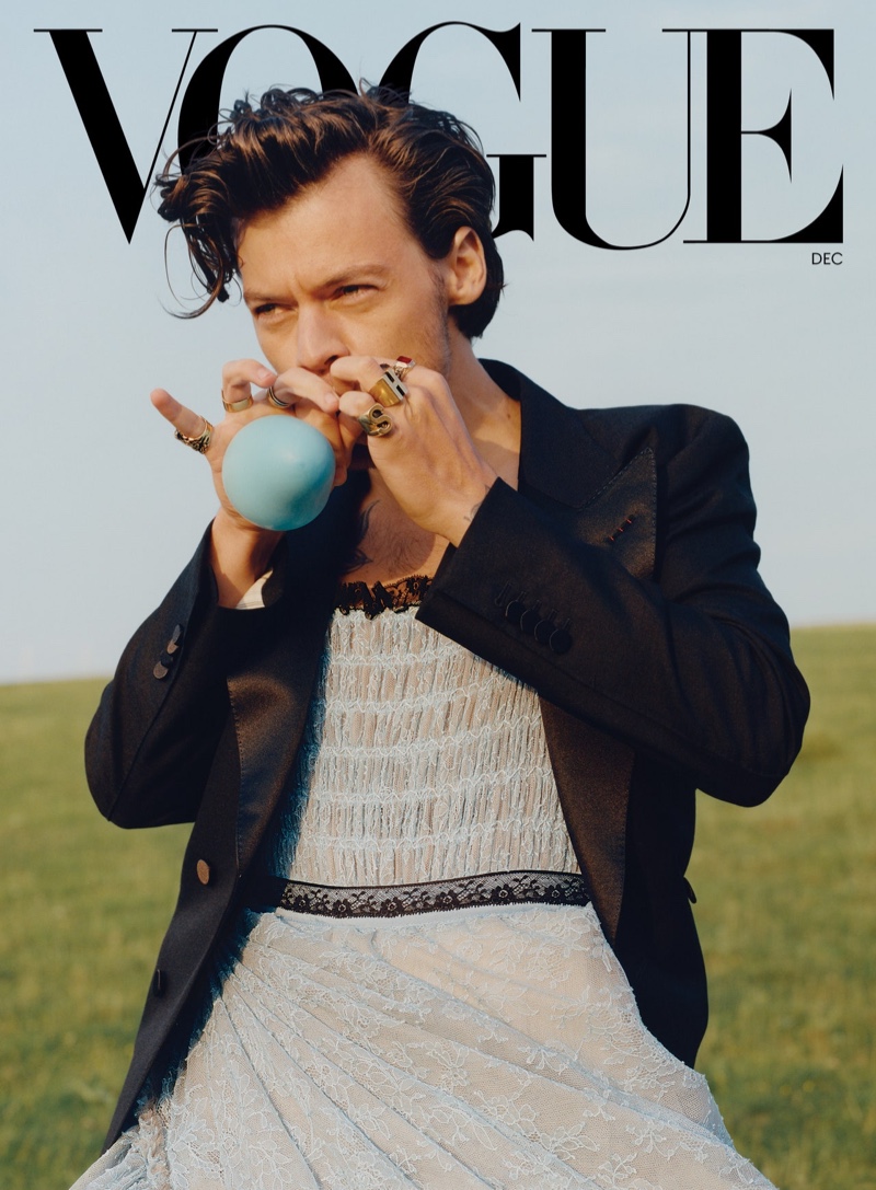 Harry Styles 2020 Vogue Cover Photoshoot