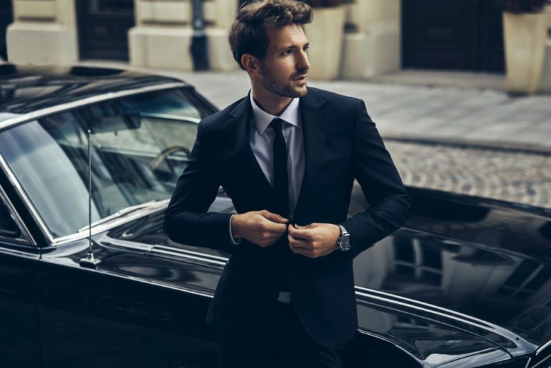 Male Model in Sharp Suit