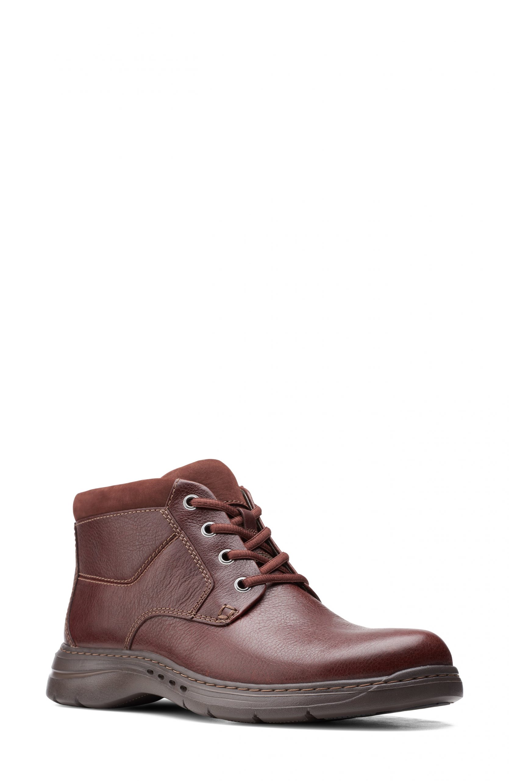clarks desert boot mahogany