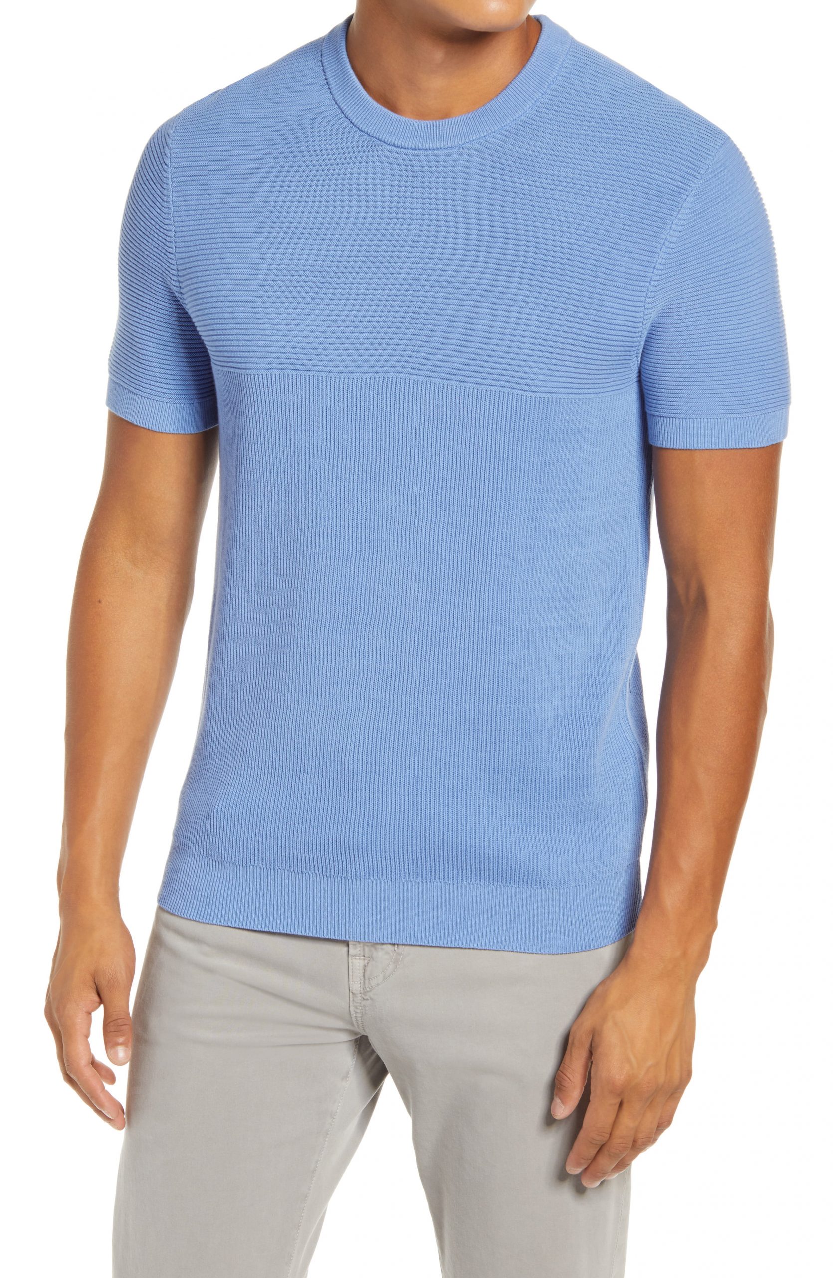 men's short sleeve knit sweaters