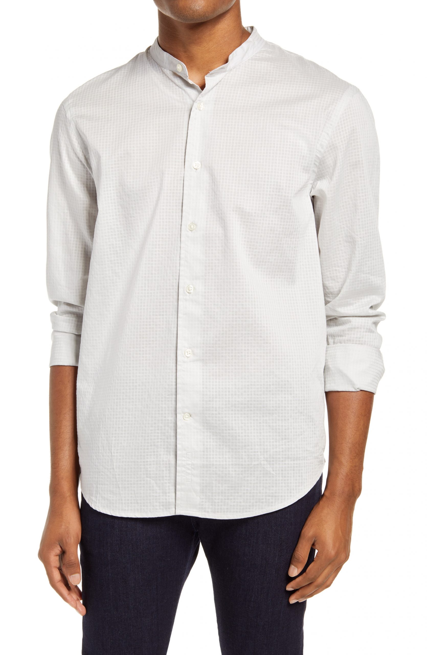 slim fit button up
