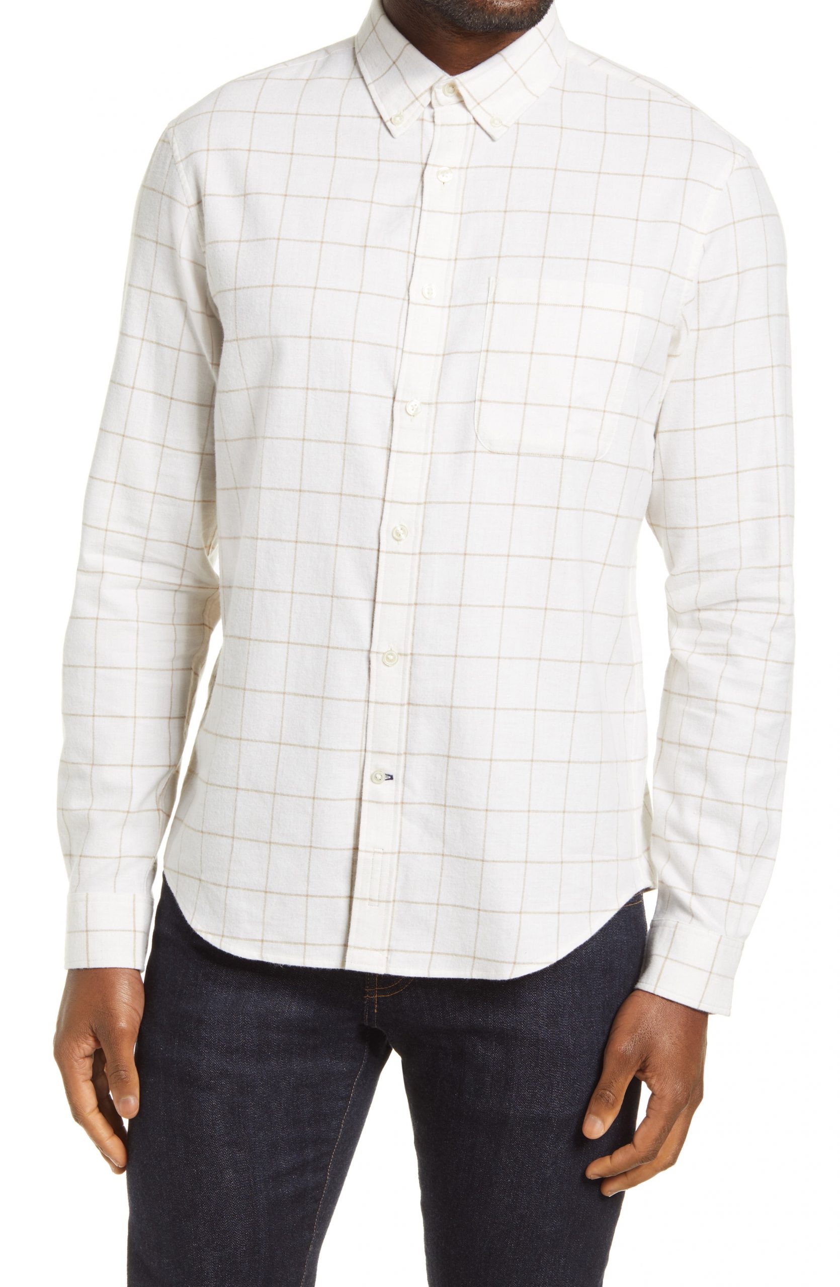 slim fit flannel