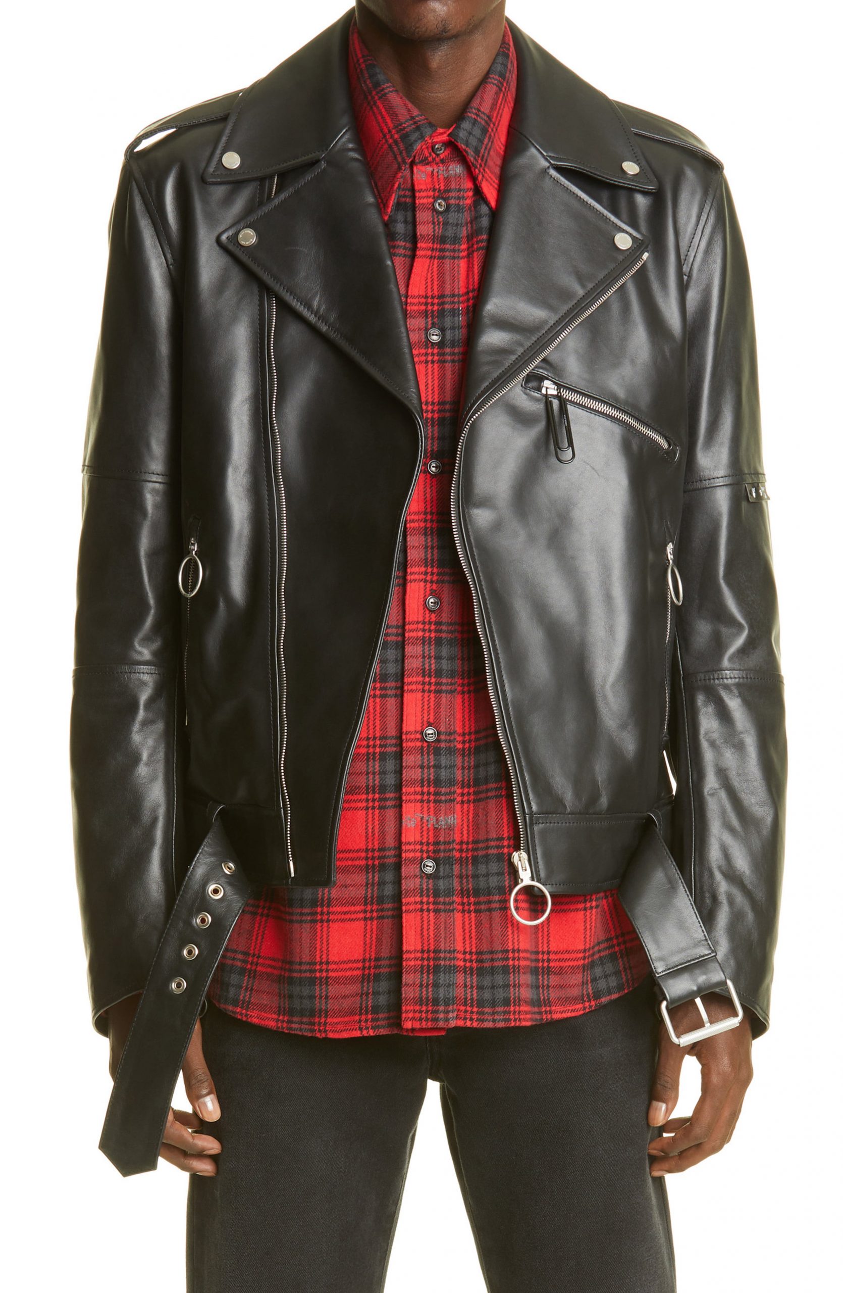 off white leather jacket mens