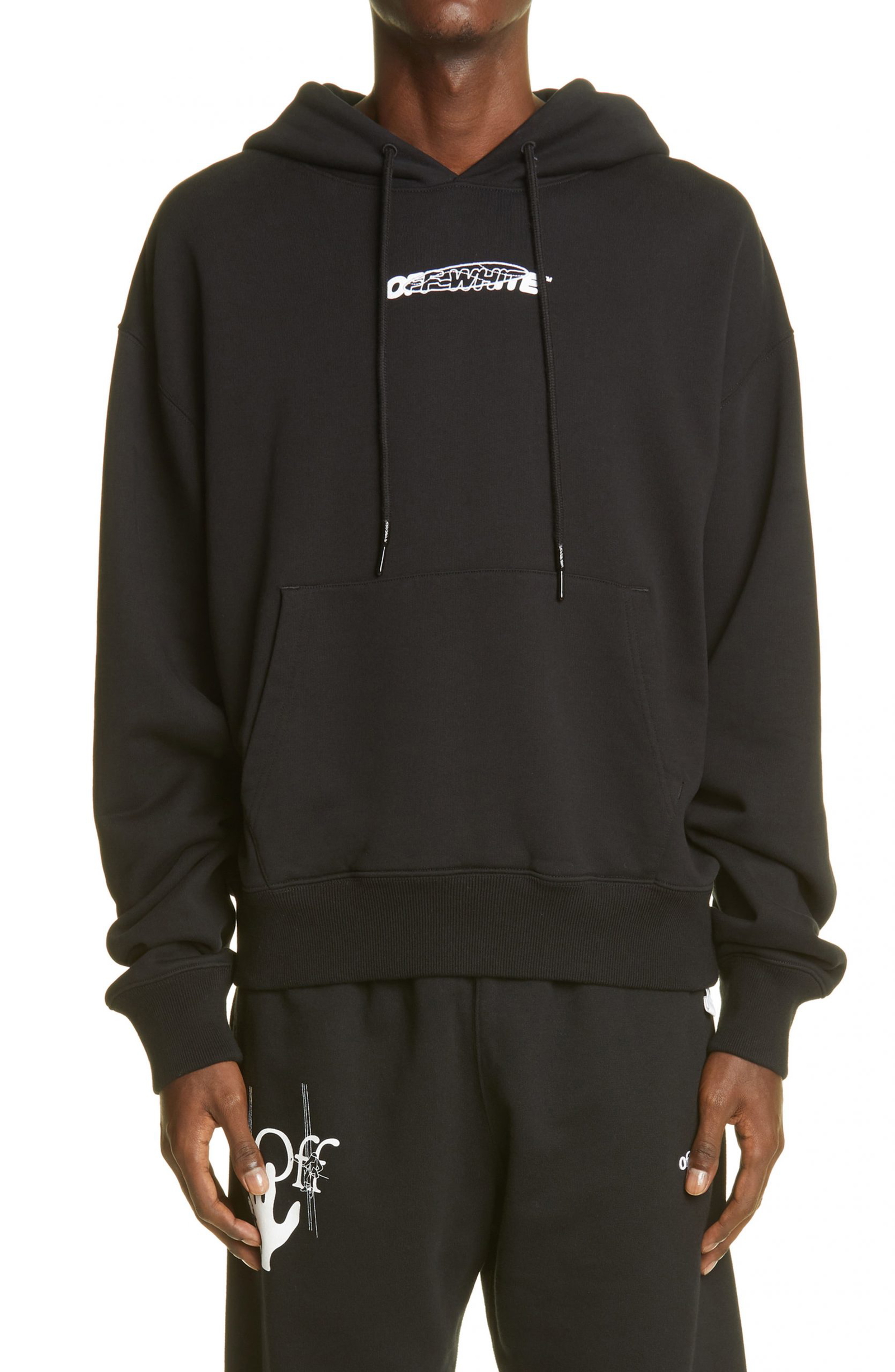off white graphic hoodie