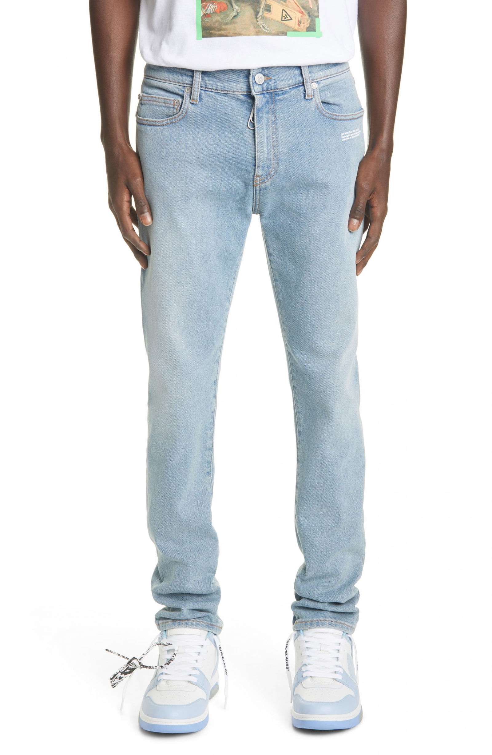 slim fit jeans white