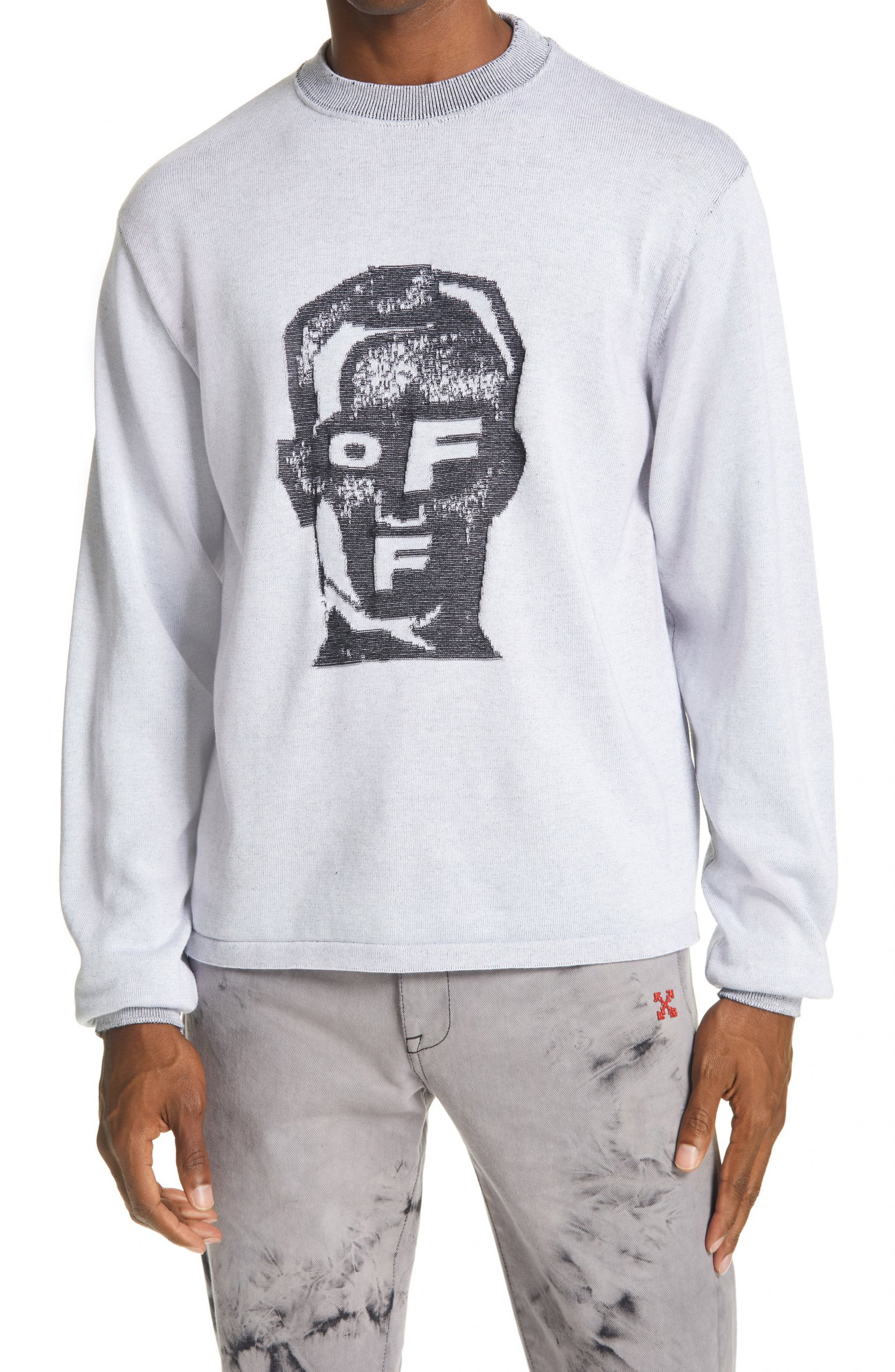 off white cotton sweater