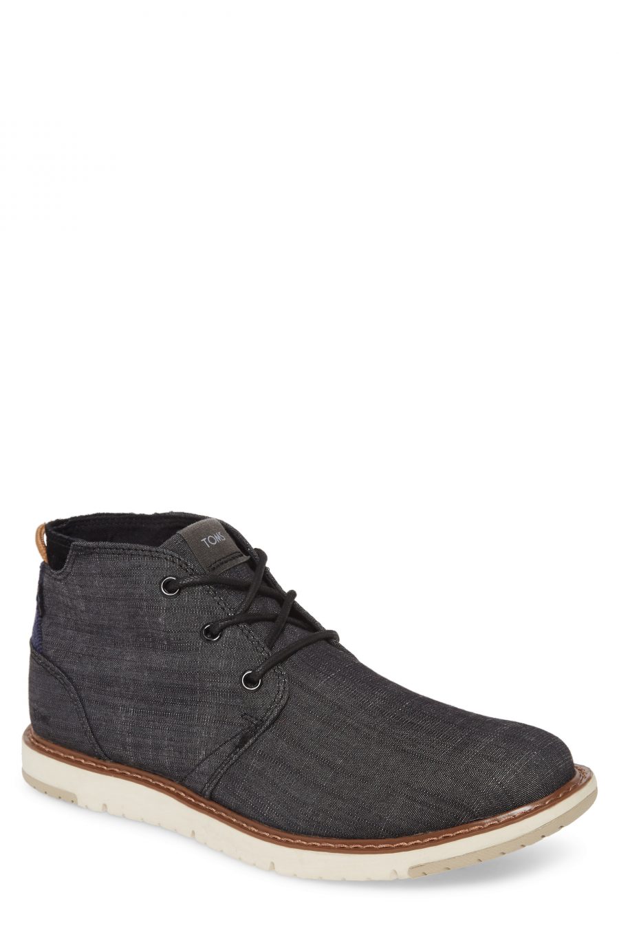 toms navi distressed leather chukka