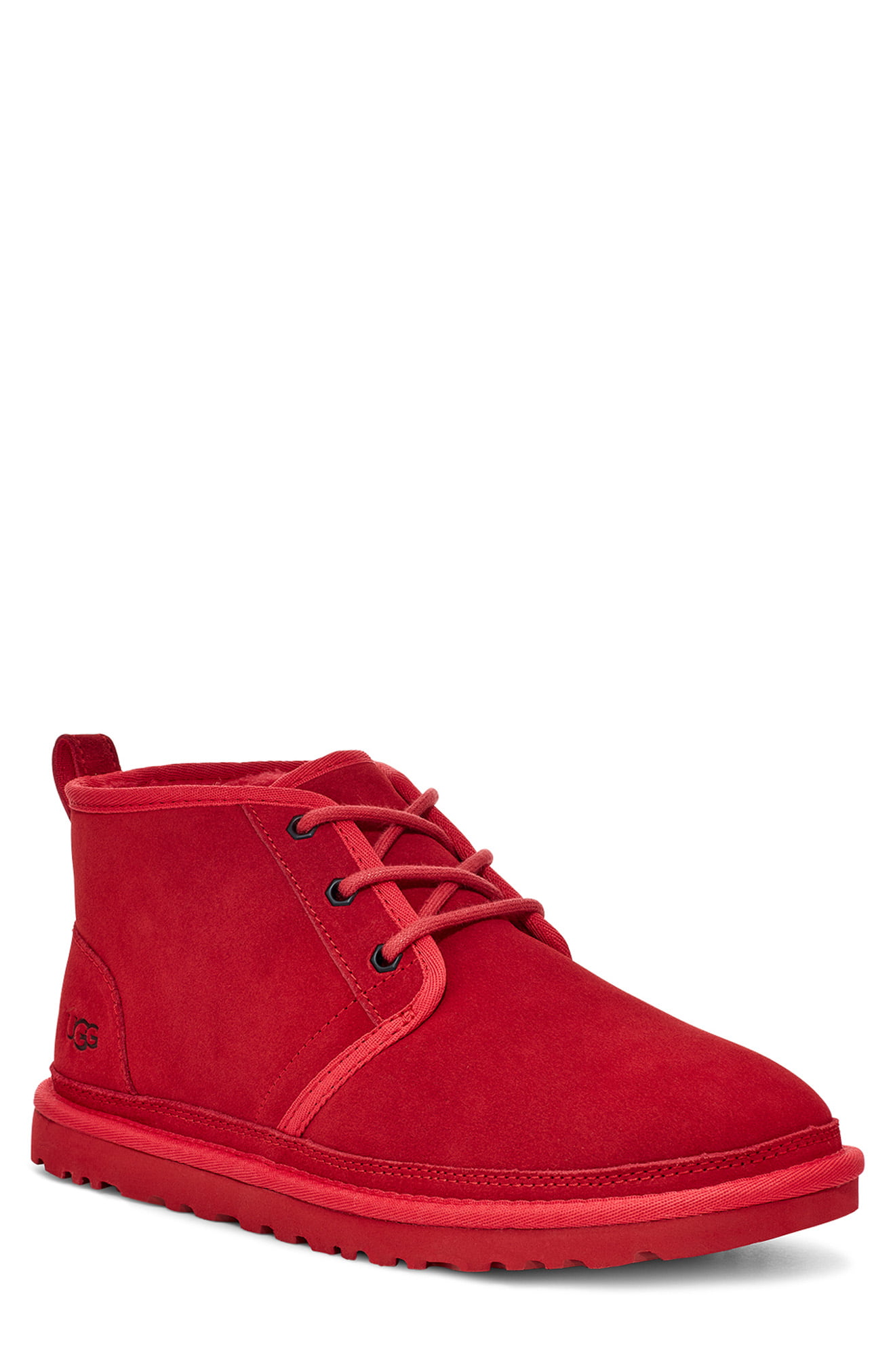 UGG Neumel Chukka Boot, Size 12 M - Red 
