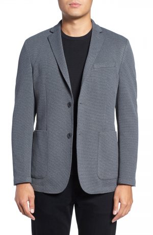 Men's Vince Camuto Slim Fit Stretch Knit Sport Coat, Size X-Large - Grey Men's Vince Camuto Slim Fit Stretch Knit Sport Coat, Size X-Large - Grey