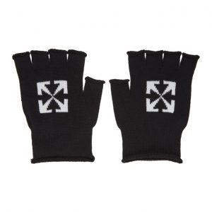 Off-White Black Arrows Fingerless Gloves Off-White Black Arrows Fingerless Gloves