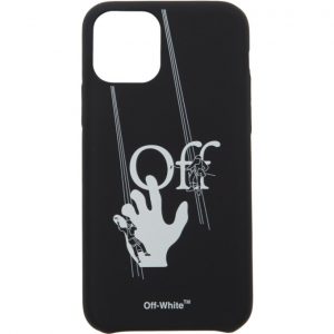 Off-White Black Hand Paint iPhone 11 Pro Case Off-White Black Hand Paint iPhone 11 Pro Case