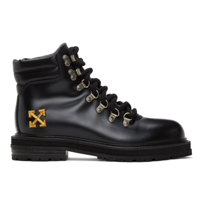 off white black hiking boots