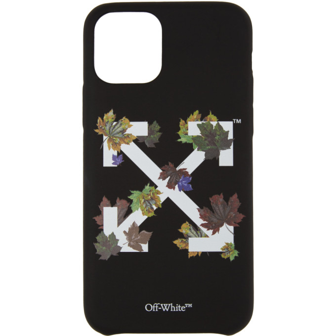 Off White Black Leaves Iphone 11 Pro Case The Fashionisto