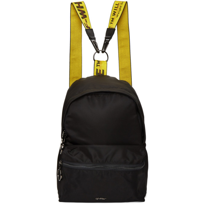Off-White Black Nylon Mini Backpack | The Fashionisto