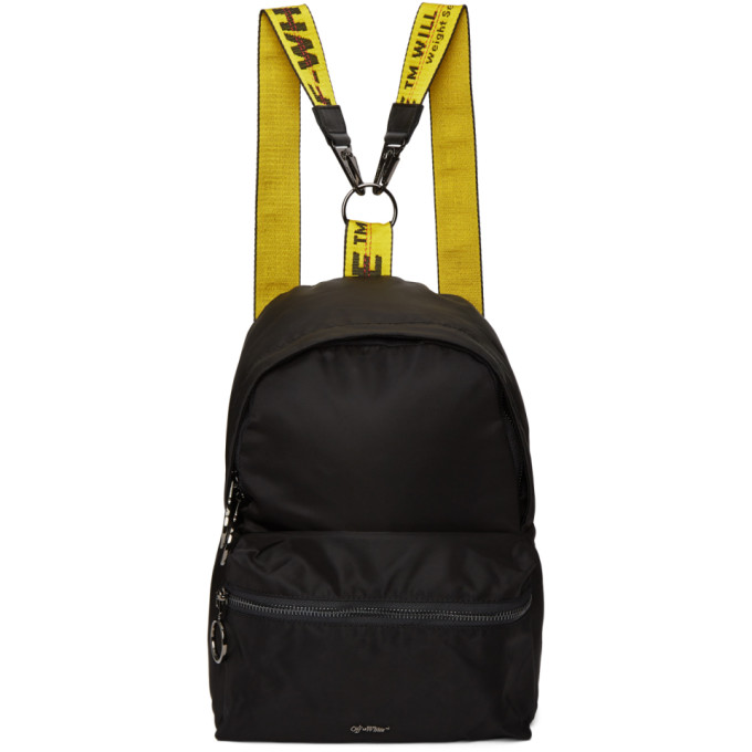 off white black mini backpack