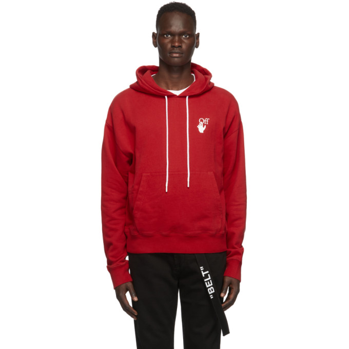 red hoodie off white