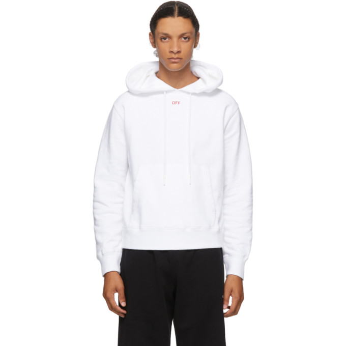 off white slim hoodie