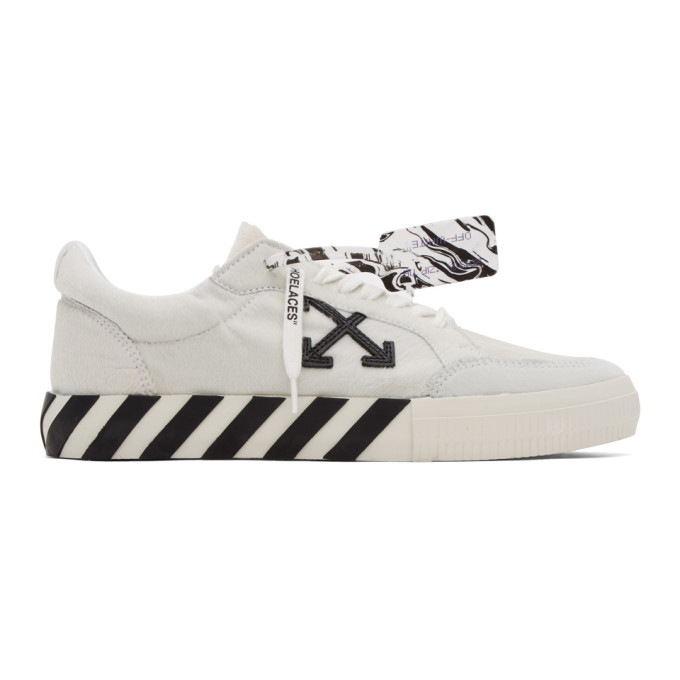 black striped vulcanized sneakers