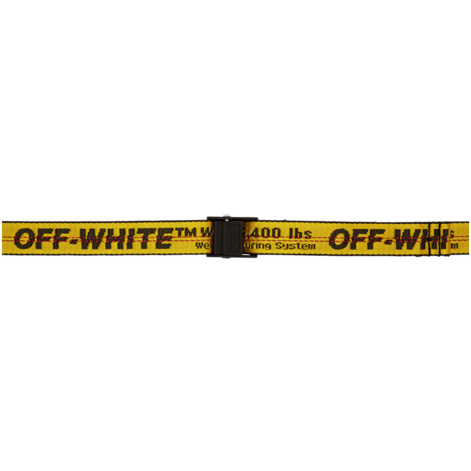 Offwhite Backpack Nylon Mini Black Yellow