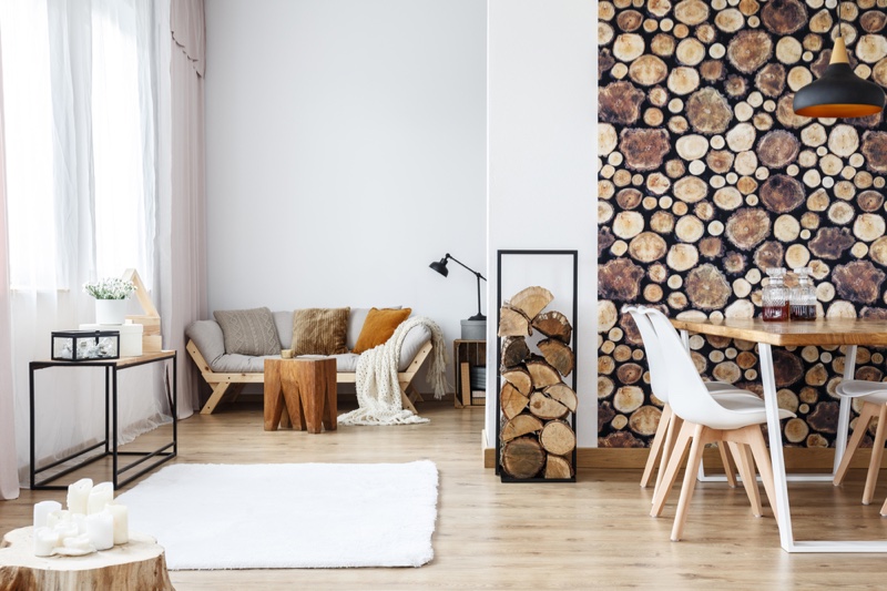 Rustic Home Decor Wooden Wall