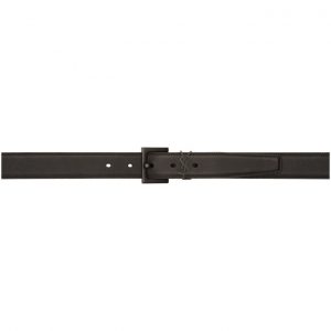 Saint Laurent Black Lacquer Square Monogramme Belt Saint Laurent Black Lacquer Square Monogramme Belt