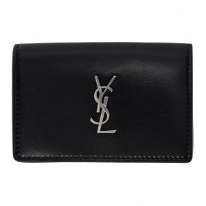 Saint Laurent Black Monogramme Snap Wallet Saint Laurent Black Monogramme Snap Wallet