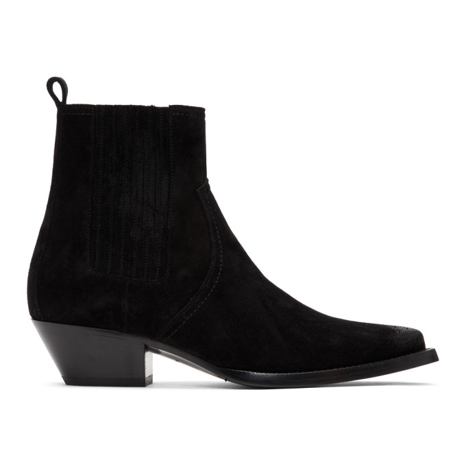 saint laurent black chelsea boot