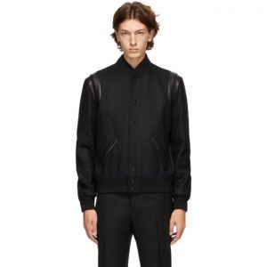 Saint Laurent Black Teddy Bomber Saint Laurent Black Teddy Bomber