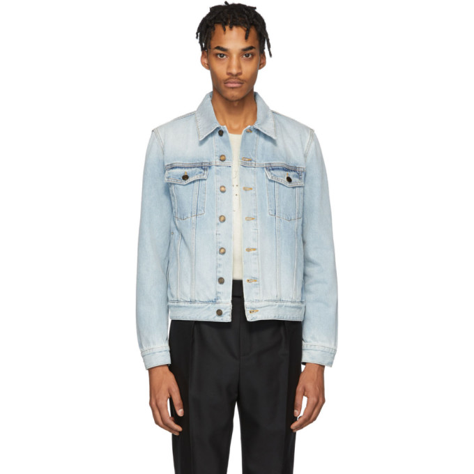 saint laurent denim shirt